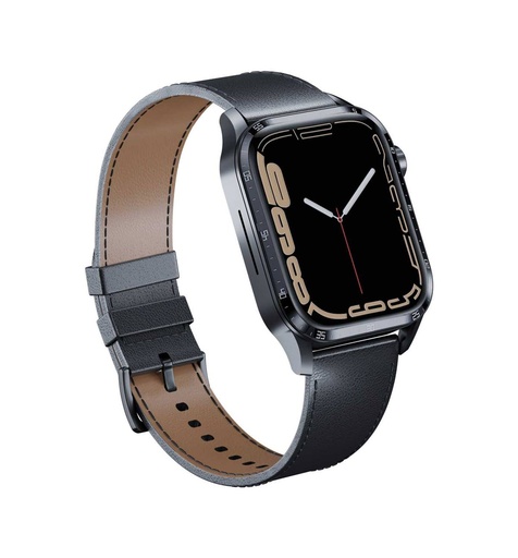 [PD-SWGTSL-BK] Porodo Lenox Smart Watch -500+ Watch Face Downloads