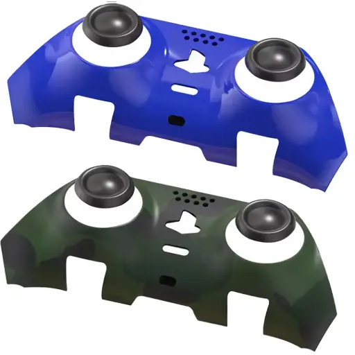 [PDX618-BC] Porodo Gaming PS5 Edge Controller Decorative Panel combo - Blue + Camo