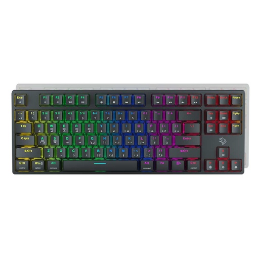 [PDX220] Porodo Gaming 3in1 Wireless Mechanical Keyboard TKL Gateron Switch