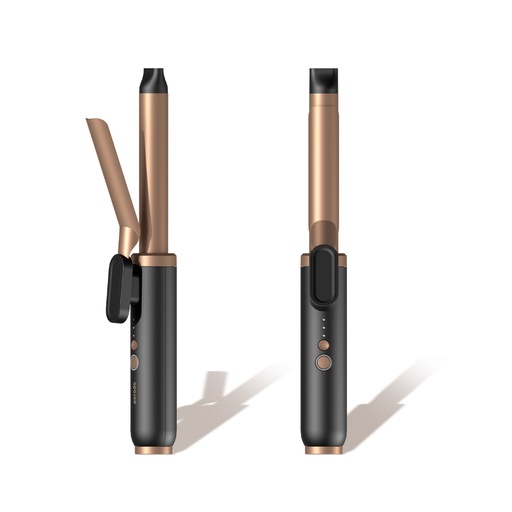 [PD-LSPHRCL-BK] Porodo LifeStyle Wireless Rechargeable Hair Curler - Black