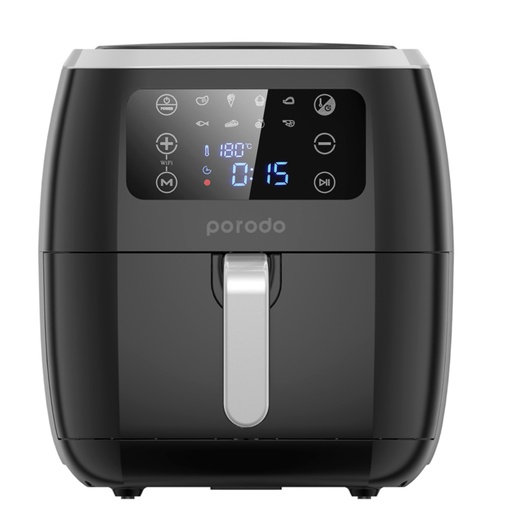 [PD-LSARFR2-BK] Porodo Lifestyle Smart Air Fryer with App Control 6L 