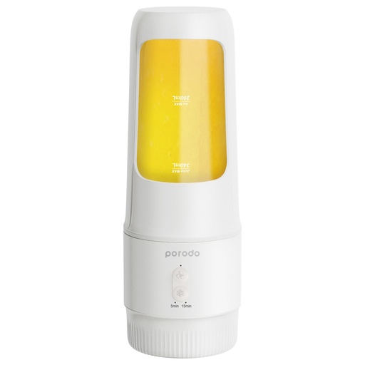 [PD-BLICM-WH] Porodo LifeStyle 2 in 1 Portable Ice Cream Maker and Blender 340mL 55W 