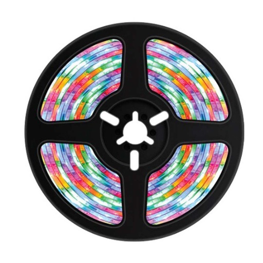 [PB-RGBSL] Porodo Blue 16.4 Ft Sound Reactive RGB Strip Light with 44 Key Remote