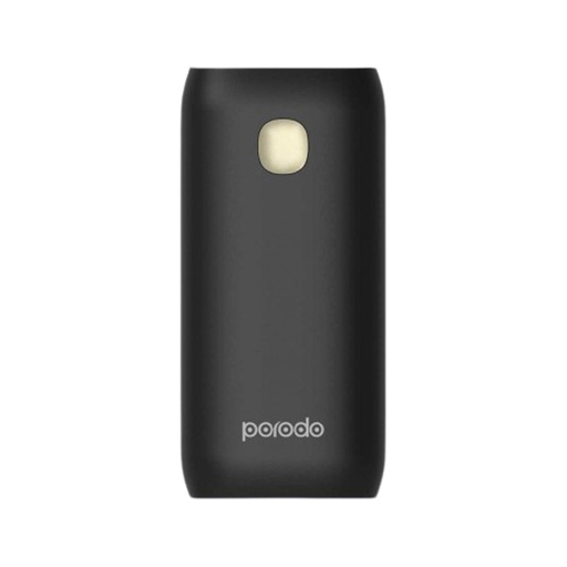 [PD-T902] Porodo Powerbank Soft Rubber finish 5000mAh - Black