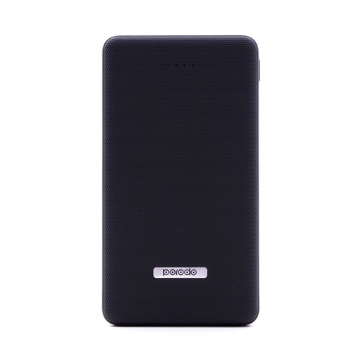 Porodo Dual USB Power Bank 10000mAh with Rubberised Surface 