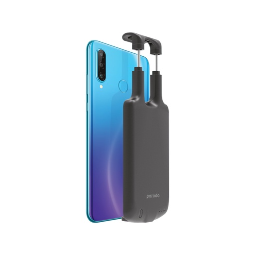 [PD-UNCBC-BK] Porodo Universal Battery Case 4000mAh with Type-C Connector and Adjustable Clip - Black