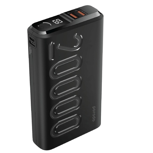 [PD-2093-BK] Porodo PD Power Bank 20000mAh 20W QC3.0 - Black