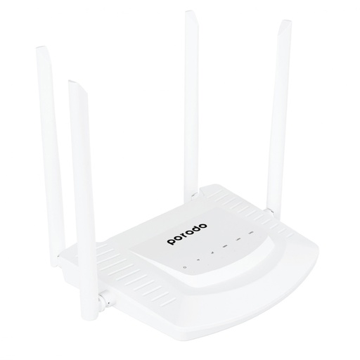 [PD-FA4GR-WH] Porodo High-Speed 4G Router 300Mbps - White