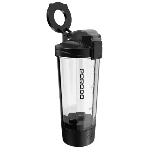 [PDFFX396FQ] Porodo Lifestyle Grip & Mix Protein Shaker Bottle - Black