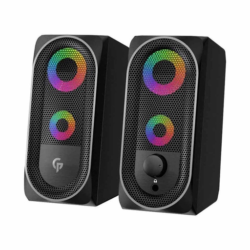 [PDX511BT-BK] Porodo Gaming Stereo Bluetooth Speakers 10W - Black