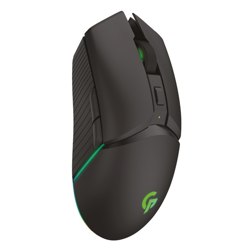 [PDX313-BK] Porodo Gaming 7D Wireless RGB Mouse 10000 DPI with Built-In Rechargeable Battery 600mAh - Black