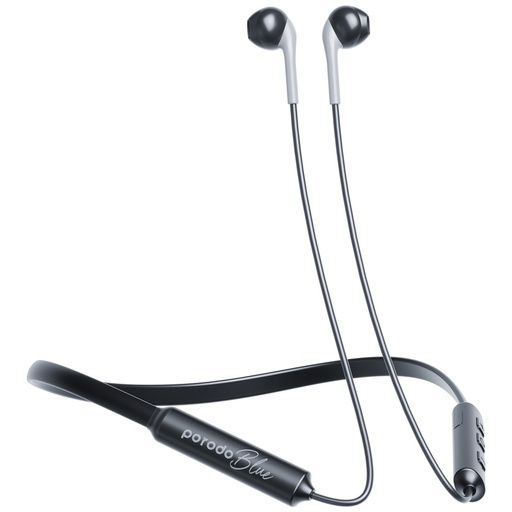 [PB-NKBAB-BK] Porodo Blue ENC Neckband Apple Buds Earphones - Black