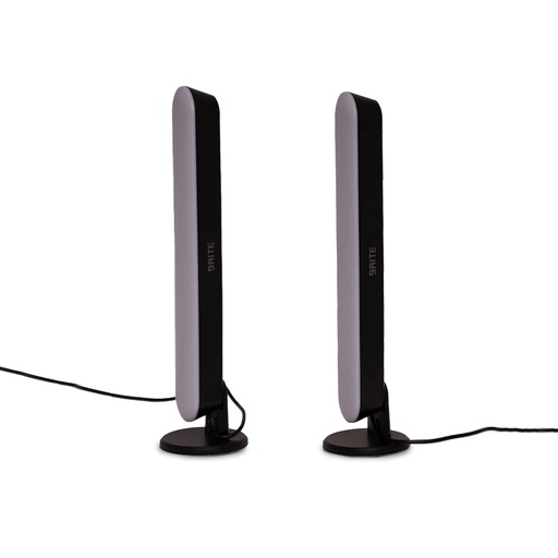 [PDBRGBDL2-BK] Porodo Brite RGB Smart LED Light 5W ( Twin Pack ) - Black