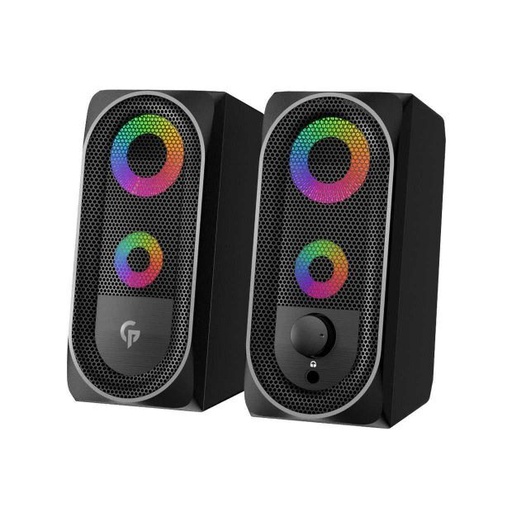 [PDX511-BK] Porodo Stereo Gaming Speakers With Lighting Touch Sensor