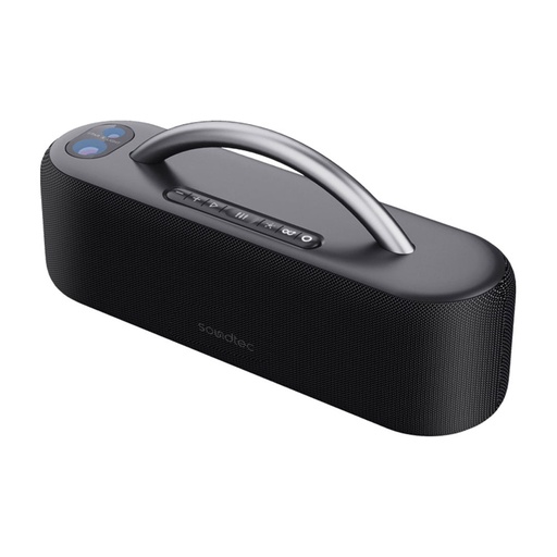 [PD-GALACTIC-BK] Porodo Soundtec Star Light Portable Speaker - Black