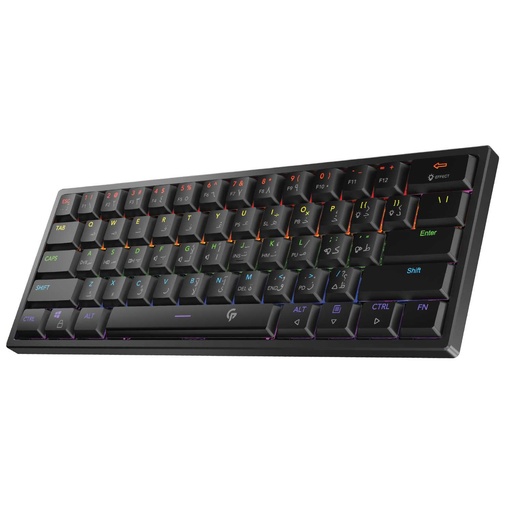[PDX218-BK] Porodo Low-Profile Mechanical TKL Keyboard Rainbow