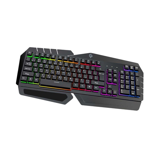 [PDX212-BK] Porodo Gaming Keyboard With powerful Metal Frame
