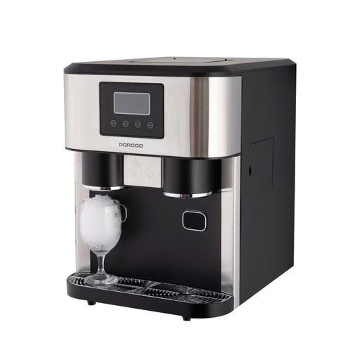 [PD-3N1ICMC-BK] Porodo 3in1 Ice Maker with Crusher and Cold Water Dispenser - Black