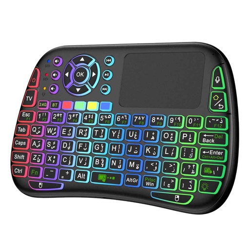 [PD-MWKTC-BK] Porodo Mini Wireless Keyboard Touch Combo - Black