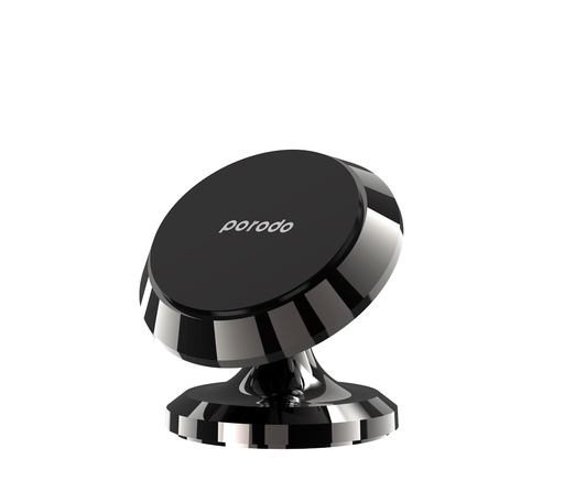 [PD-4CDMGM-BK] Porodo 4 Circular Discs Magnetic Car Mount - Black
