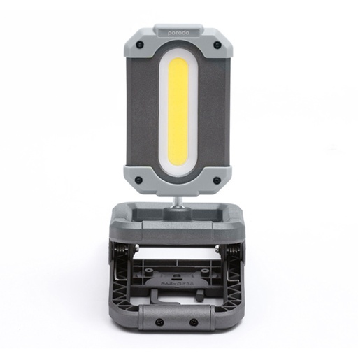 [PD-LS4KPBCL] Porodo LifeStyle Outdoor 4000mAh 10W Magnetic Lamp with Power Bank- Black/Grey