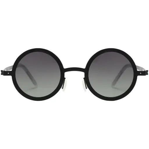 [PDLFST5200BK] Porodo Lifestyle Geneva Round Frame Sunglasses - Black