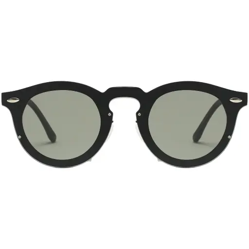 [PDLFST5201BK] Porodo Lifestyle Dale Round Frame Sunglasses - Black