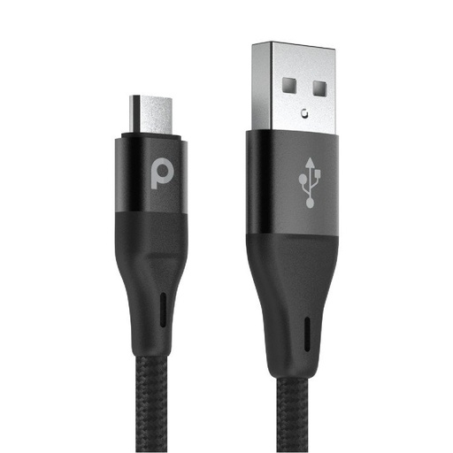 [PD-ACBR12] Porodo Aluminum Braided Type-C Cable 1.2M 3A