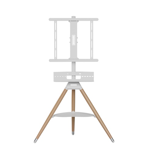 [PD-ATVFTS-WH] Porodo TV Stand Wooden Tripod