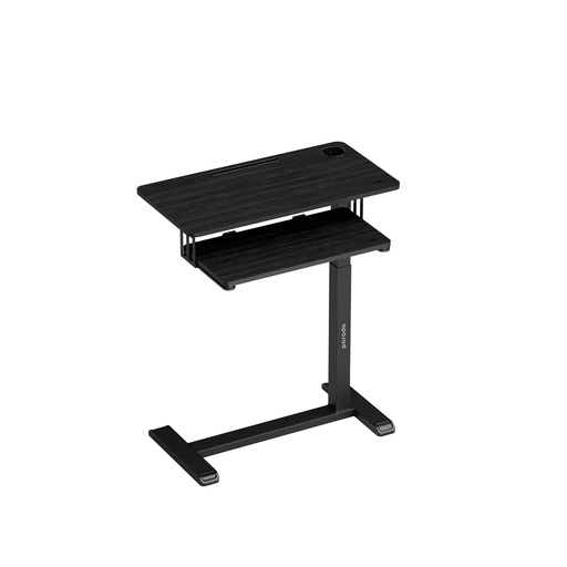 [PD-HASDKT-BK] Porodo Height Adjustable Side Desk with Keyboard Tray - Black