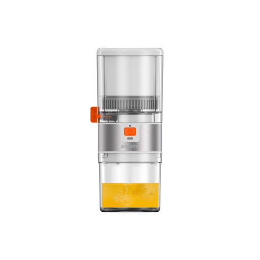 [PD-LSSJ55-WH] Porodo Lifestyle Portable Slow Juicer 55W - White / Orange