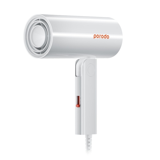 [PD-LSFMHD-WH] Porodo Lifestyle Portable Folding Ionic Hair Dryer Fast And Frizz-Free Styling