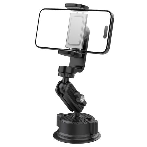 [PD-3WFPM-BK] Porodo Dashboard Windshield Exterior Phone & Camera Mount