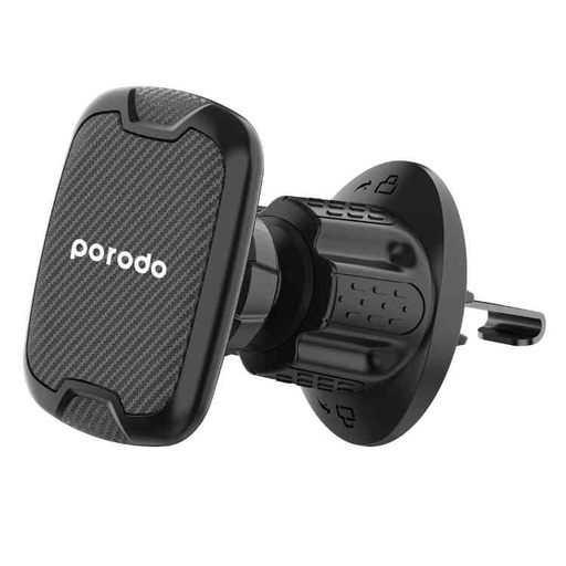 [PD-MAVMAH-BK] Porodo 360 Magnetic Air Vent Car Mount with Adjustable Hook – Black