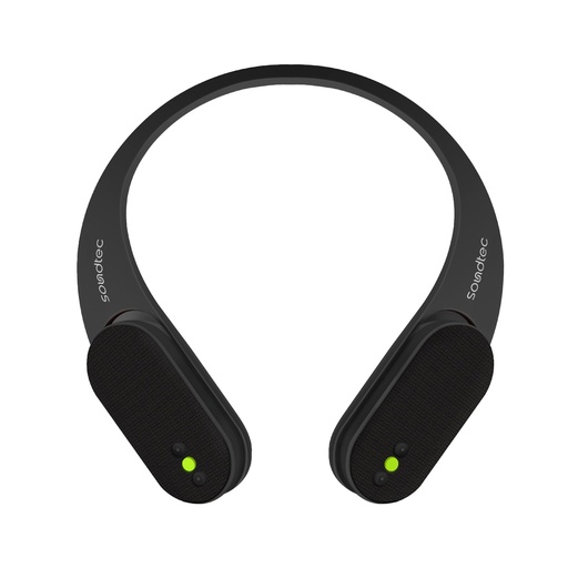 [PD-STWLEP024-BK] Porodo Soundtec Neck Audio Wireless Speaker And Detachable Design - Black