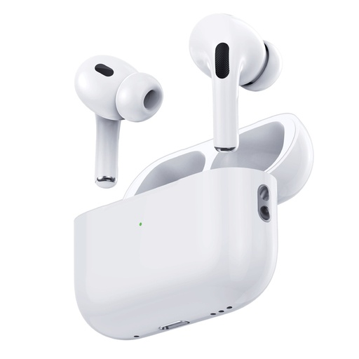 [PB-ARPDP2-WH] Porodo Blue Deep Bass Wireless Earbuds Pro 2 with Swipe Volume - White