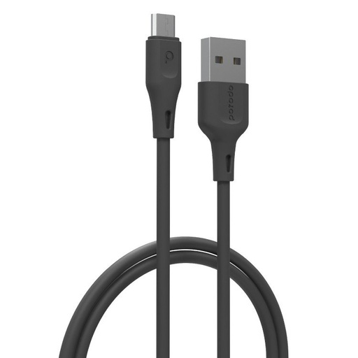 [PD-U2MC-BK] Porodo PVC Micro USB Cable 2M 2.4A