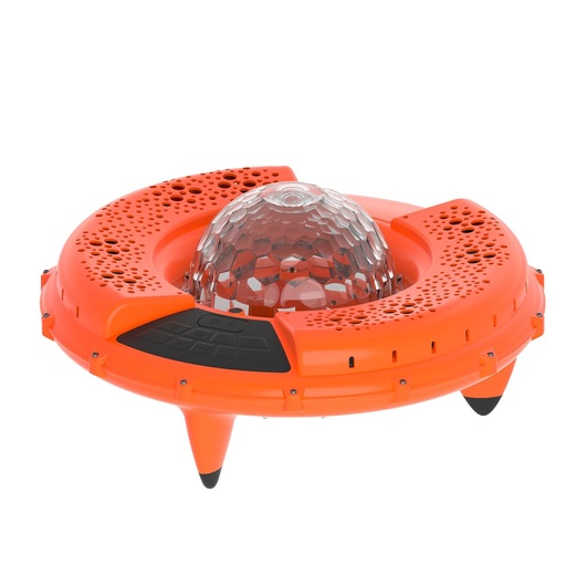 [PD-STDISCO-OG] Porodo Soundtec Disco LED Light Floating Waterproof Speaker - Orange