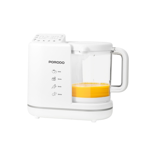 [PD-LFST018-WH] Porodo 7 In 1 Baby Food Processor - White