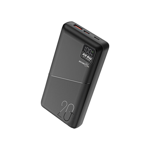 بورودو بلو باور بانك سريع الشحن بسعة ٢٠٠٠٠ ملي أمبير مع مخرجي USB-A و USB-C