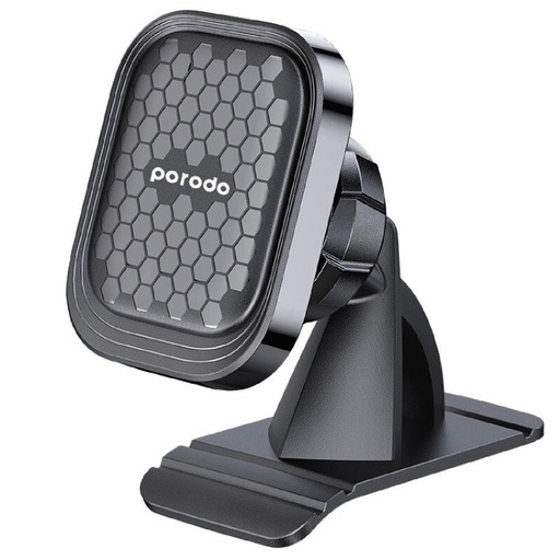 [PD-MAVDCM-BK] Porodo Magnetic Dash Mount Cell Phone Holder 360 Degree Rotation