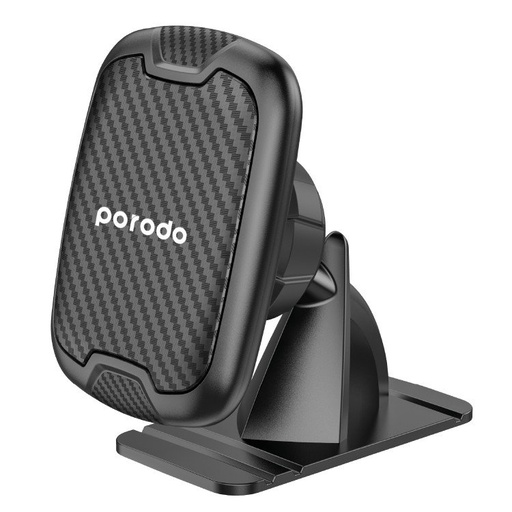 [PD-MDMP-BK] Porodo 2 in 1 Magnetic + Air Vent Dash Mount Phone Holder