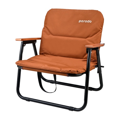 [PD-LFST007-BR] Porodo Lifestyle Camping Foldable Chair - Brown