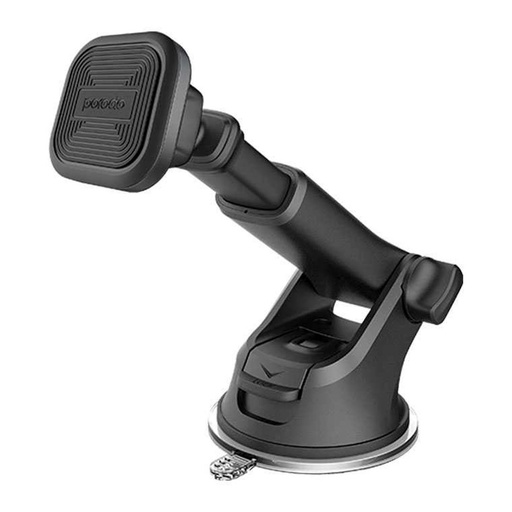 [PD-ALUEMM-GY] Porodo Aluminum Magnetic Car Mount Extendable Suction Base 360 Rotate
