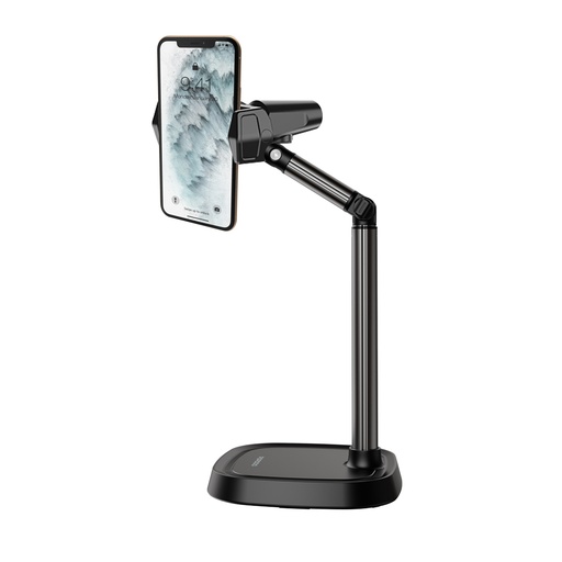 [PD-LFST052-BK] Porodo Multi-Angle Desktop Phone Stand - Black