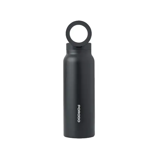 [PD-LFST053-BK] Porodo Lifestyle Magnetic Mount Water Bottle - Black