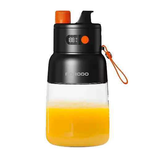 [PD-LFST068-BKOG] Porodo Lifestyle Blend & Sip Portable Blender - Black/Orange