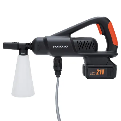 [PD-LFST066-BK] Porodo Lifestyle Dual Mode - Tank & Hose High-Pressure Washer - Black