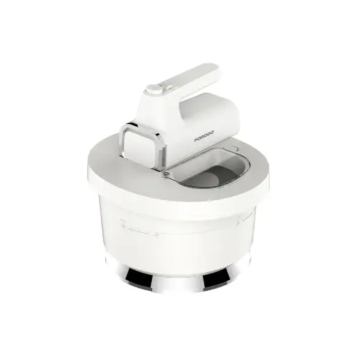 [PD-LFST073-WHSL] Porodo Lifestyle Spill-Proof Dual Mode Mixer - White/Silver