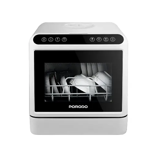 [PD-LFST046-WH] Porodo Lifestyle Counter-Top Dishwasher - White